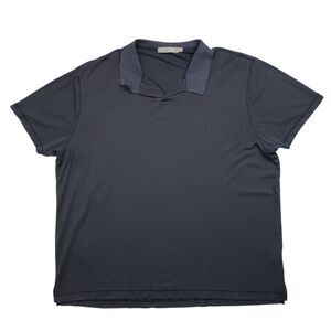 Vintage Raffi Linea Uomo Polo Shirt Mens XXL Gray Short Sleeve Italy Preppy